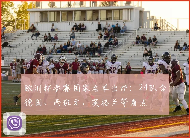 欧洲杯参赛国家名单出炉：24队含德国、西班牙、英格兰等看点